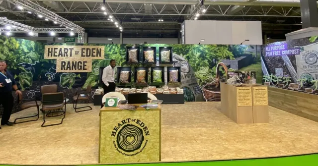 First day of Glee and the stand is looking fab! 🤩 

Come in and say hi to Will, Sam and Emma. 🪴

@glee_birmingham #gleebirmingham #compost #peatfree